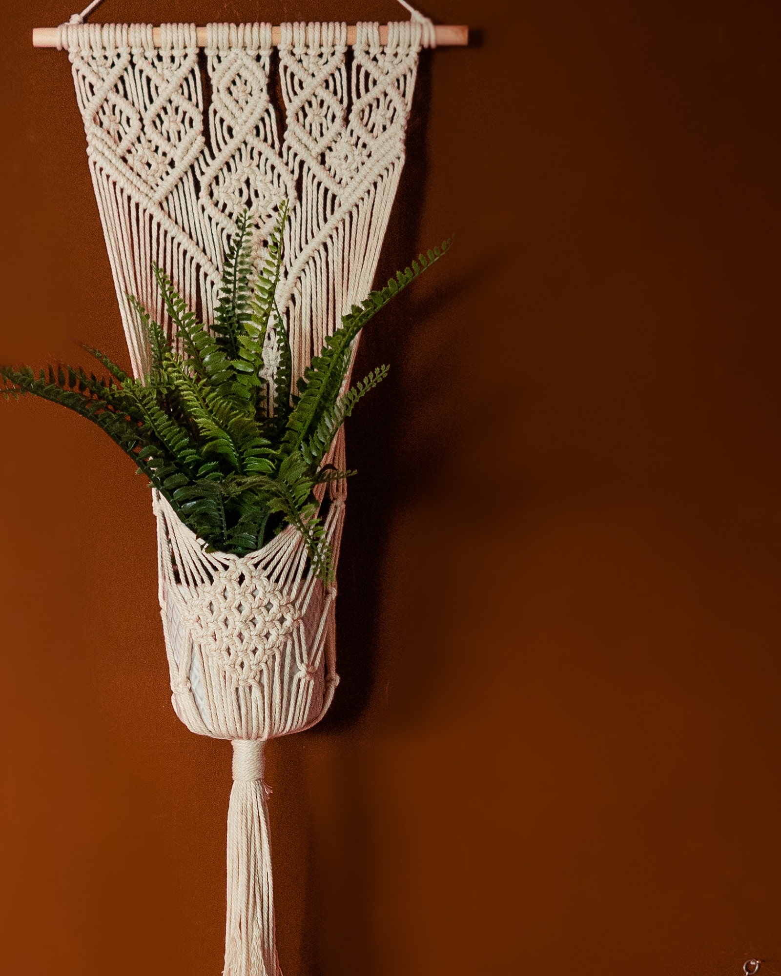 Plant hanger macrame