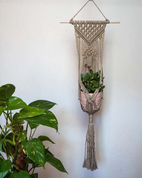 Taupe Plant Hanger