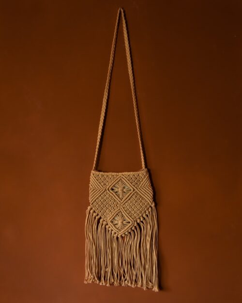 Tracolla V-Small Marrone